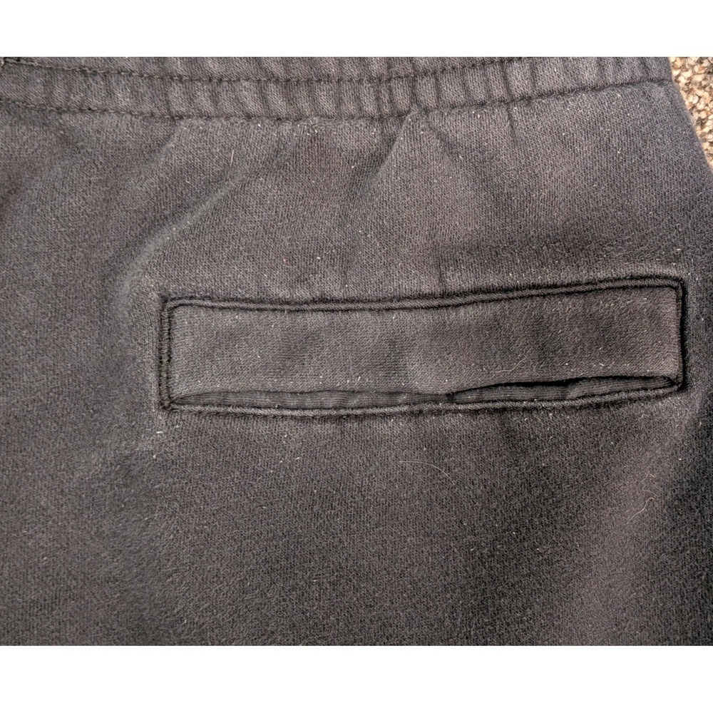 Nike Mens Fleece Shorts Faded Black Oversized Swoosh Graphic Size Medium - Picture 4 of 10